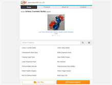 Tablet Screenshot of perfumebottlepump.com